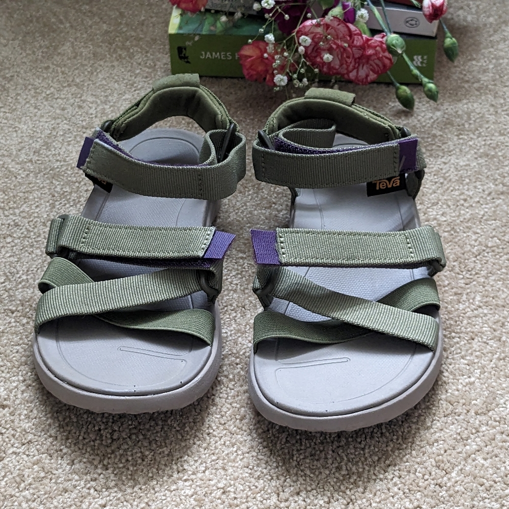 Teva Sandborn Sandals, Green, Size 7